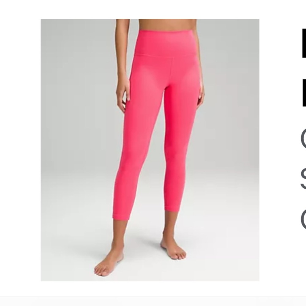Pink lululemon set